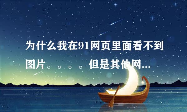 为什么我在91网页里面看不到图片。。。。但是其他网站又可以啊