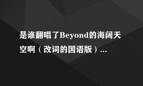 是谁翻唱了Beyond的海阔天空啊（改词的国语版）？歌曲叫什么名字？