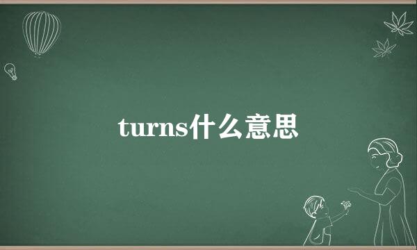 turns什么意思