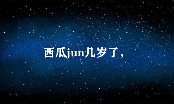 西瓜jun几岁了，