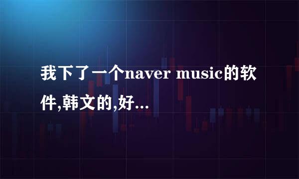 我下了一个naver music的软件,韩文的,好像要登录才能听,,,谁能告诉我怎么...