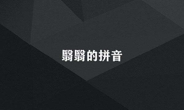 翳翳的拼音