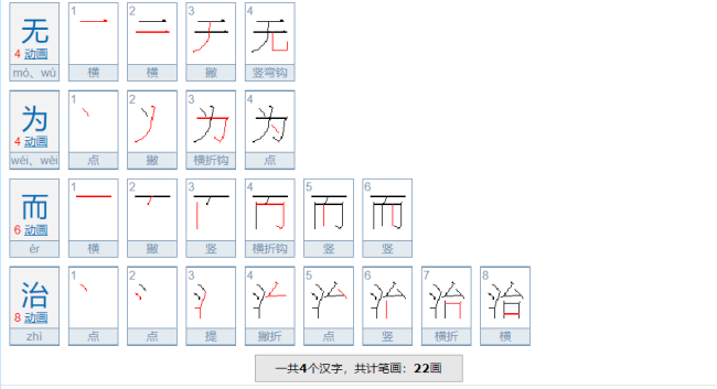 无为而治什么意思