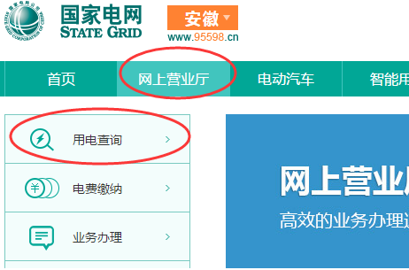 请问：怎样在95598网站上查电费
