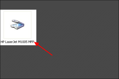 HP1005安装了驱动程序后不显示扫描图标，怎么扫描呀？