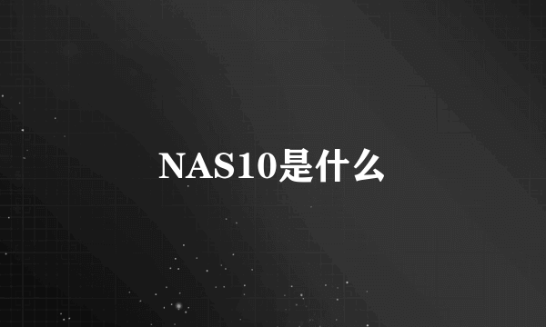 NAS10是什么