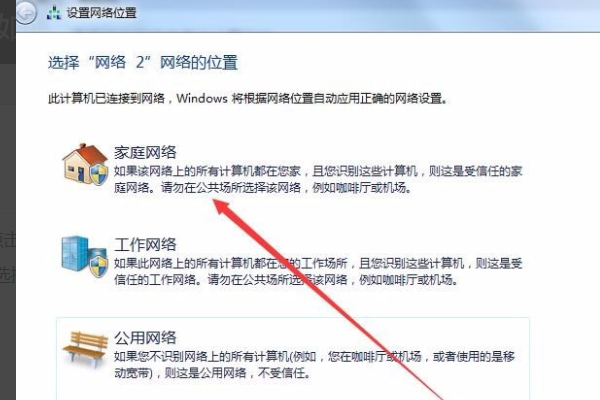 如何设置成家庭网络？