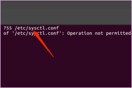 Linux中修改文件权限是说Operation not permitted