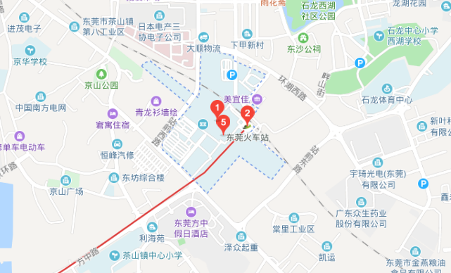 k9004列车在东莞市哪个车站上车