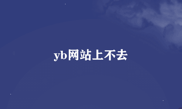 yb网站上不去