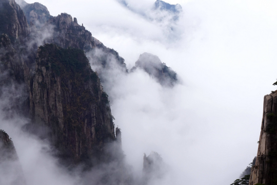 黄山奇石图片