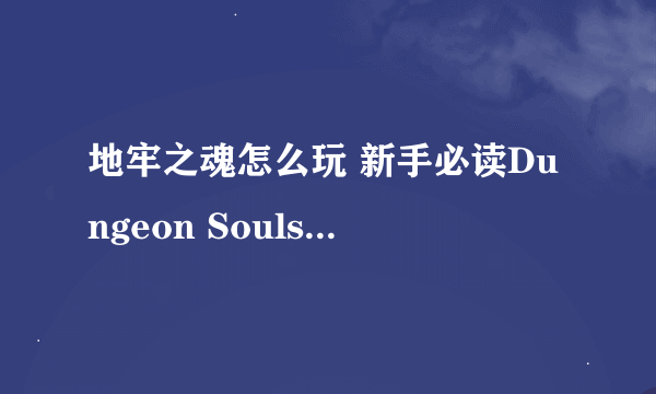 地牢之魂怎么玩 新手必读Dungeon Souls游戏攻略