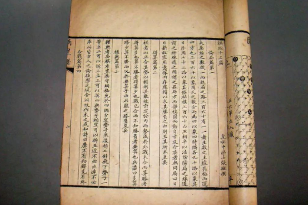 围棋古代著名棋谱是什么？