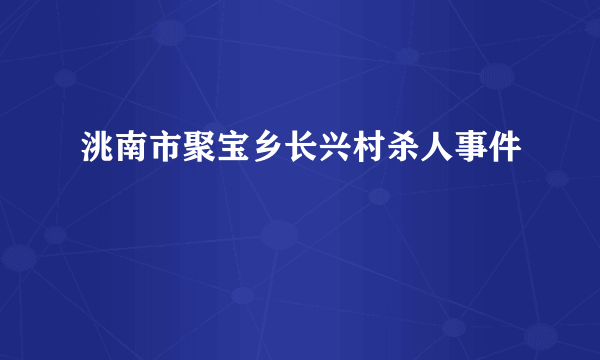 洮南市聚宝乡长兴村杀人事件