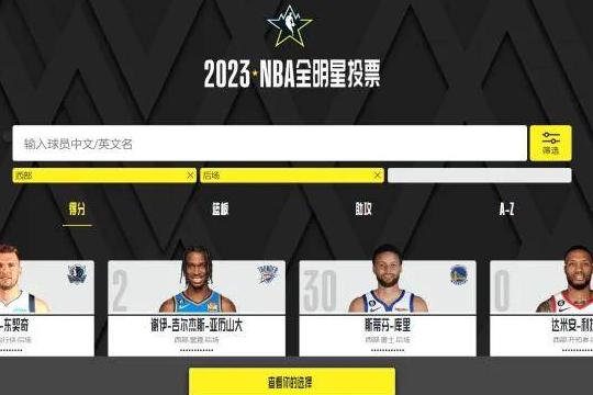 nba全明星怎么投票?