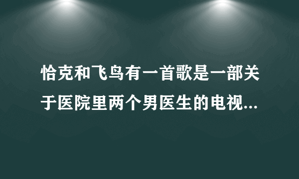 恰克和飞鸟有一首歌是一部关于医院里两个男医生的电视连续剧的主题曲或是片尾曲