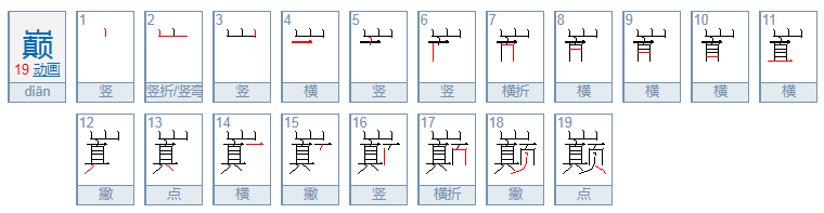 巅怎么读呢？