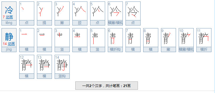 冷静的反义词是