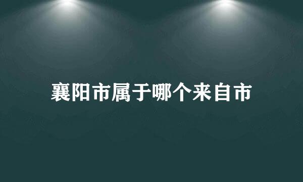 襄阳市属于哪个来自市