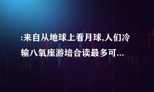 :来自从地球上看月球,人们冷输八氧座游培合读最多可以看到月球表面的百分之几?