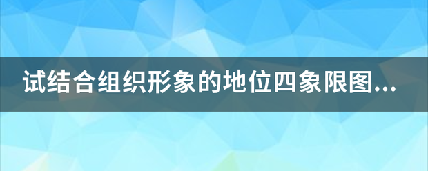 试结合组织形象的地位四象限图来举例分析乐太我国的产品形象？