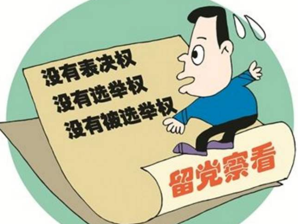 党员在留党察看期间没有什么权利