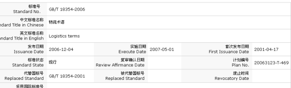 执行标准号查询来自