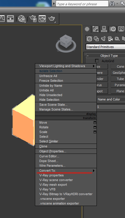 英文版3DMAX 塌陷命令在哪