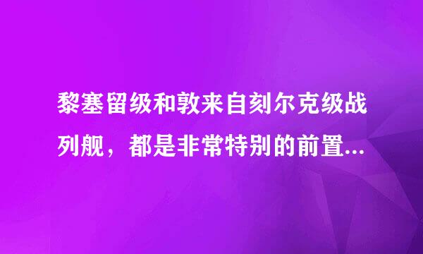 黎塞留级和敦来自刻尔克级战列舰，都是非常特别的前置双四联炮塔，这种子甚率实仅注落火力配置体现了法国海军的什么作战思维