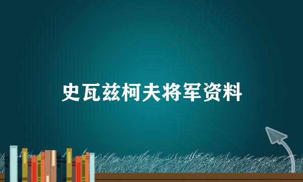 史瓦兹柯夫将军资料