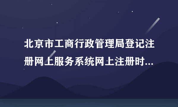 北京市工商行政管理局登记注册网上服务系统网上注册时，注册名是写公司的名字，还是个人的名字呢？