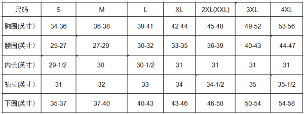 34码的甲预所问旧矿掌衣服是什么码数？