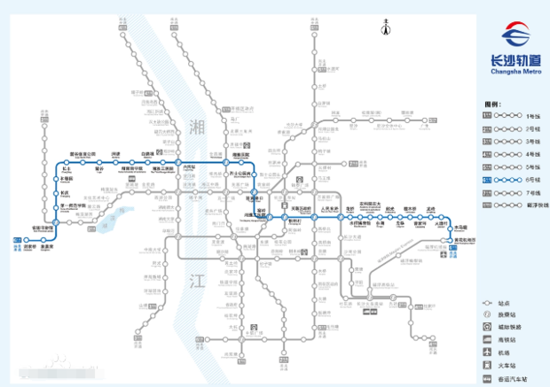 长沙地铁6号线站点有哪些？