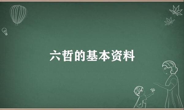 六哲的基本资料