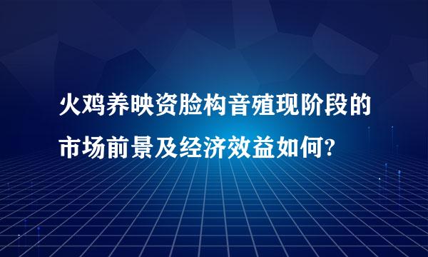 火鸡养映资脸构音殖现阶段的市场前景及经济效益如何?