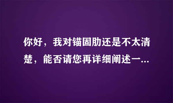 你好，我对锚固肋还是不太清楚，能否请您再详细阐述一下好吗，万分感谢啊