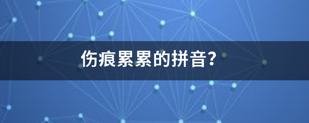 伤痕累累的拼音？