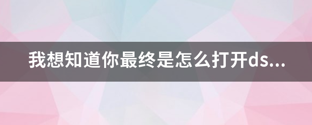 我想知道你最终是怎么打开dsm后缀的那个文件的，我的也是行里弄的加密的！