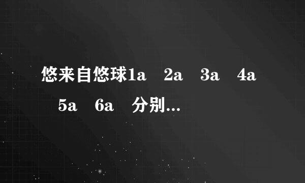 悠来自悠球1a 2a 3a 4a 5a 6a 分别是什么类型的 好的追加都50分！！！