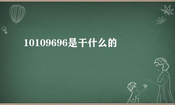 10109696是干什么的