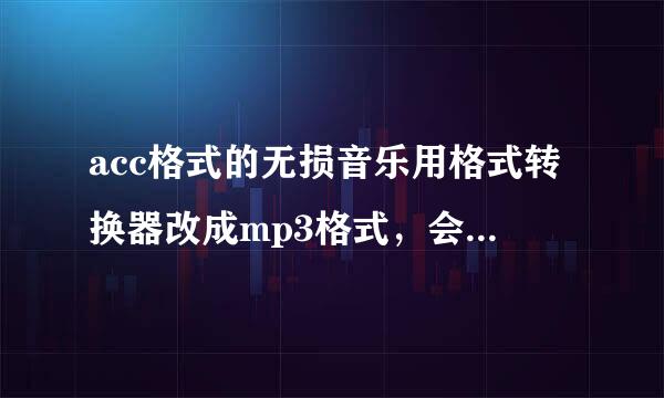 acc格式的无损音乐用格式转换器改成mp3格式，会不会有影响?