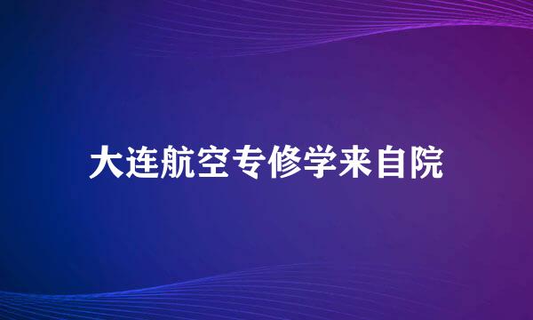 大连航空专修学来自院