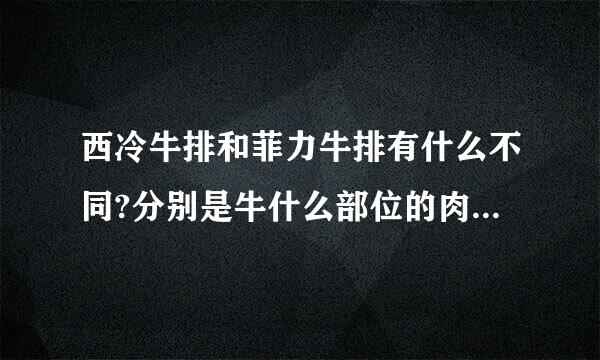 西冷牛排和菲力牛排有什么不同?分别是牛什么部位的肉?哪种更好价格更高?