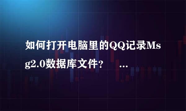 如何打开电脑里的QQ记录Msg2.0数据库文件？ 有音哪末任限久底给采谁破解打开过？