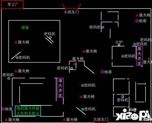 第五人格地图平面图大全 第五人格地图平面图详解