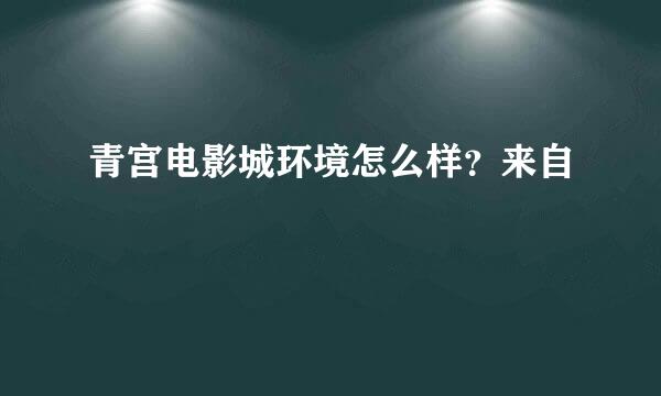 青宫电影城环境怎么样？来自