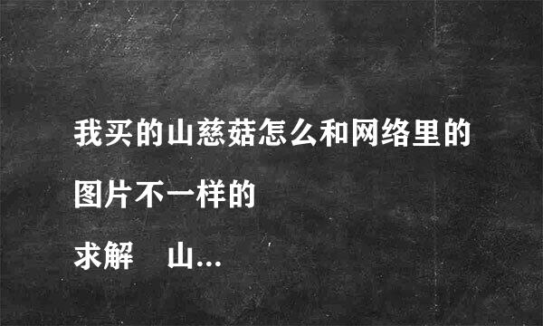 我买的山慈菇怎么和网络里的图片不一样的 
求解 山慈菇可以祛雀斑么？该怎么用？