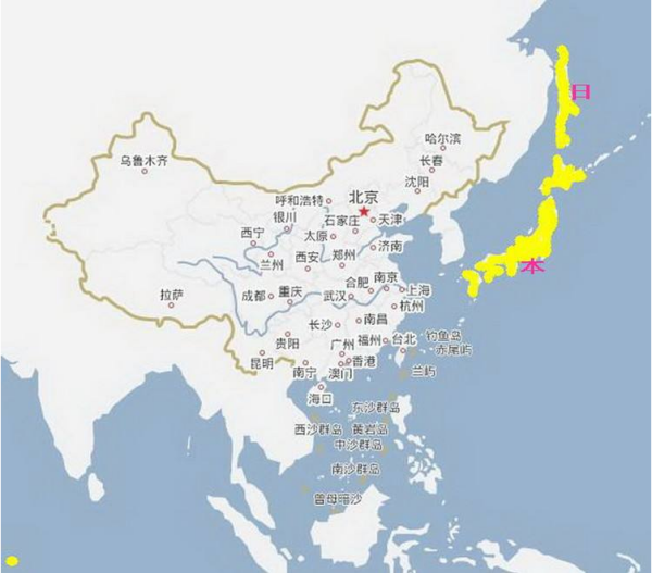 日本的国土面积来自相当于中国的哪个省