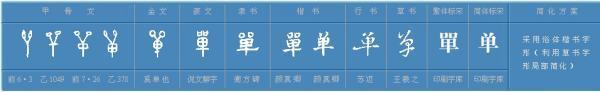 “单”的多音字“shan”怎么组词？