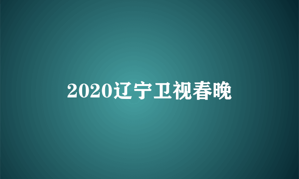 2020辽宁卫视春晚